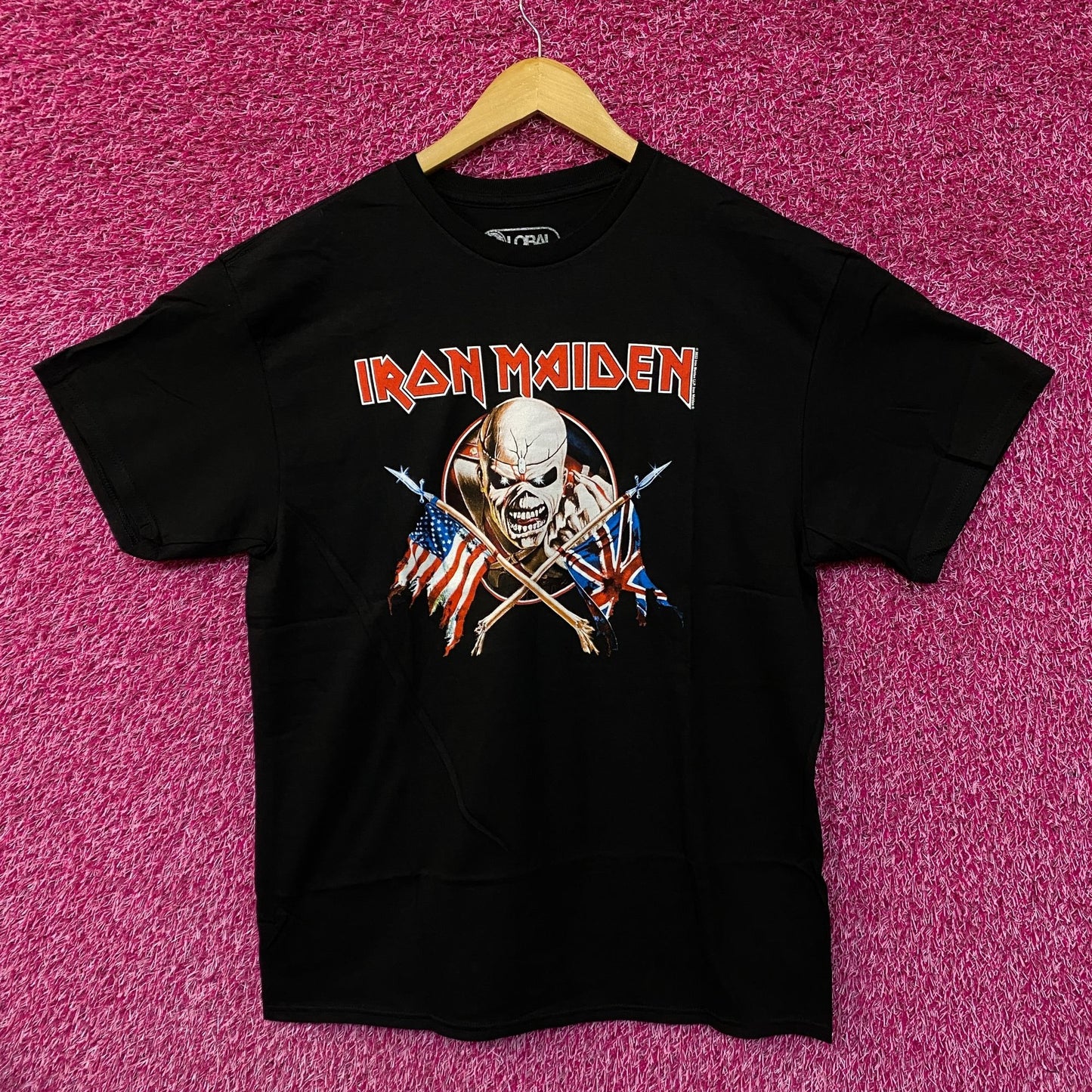 Iron Maiden The Trooper Piece of Mind Heavy Metal Band Tee large