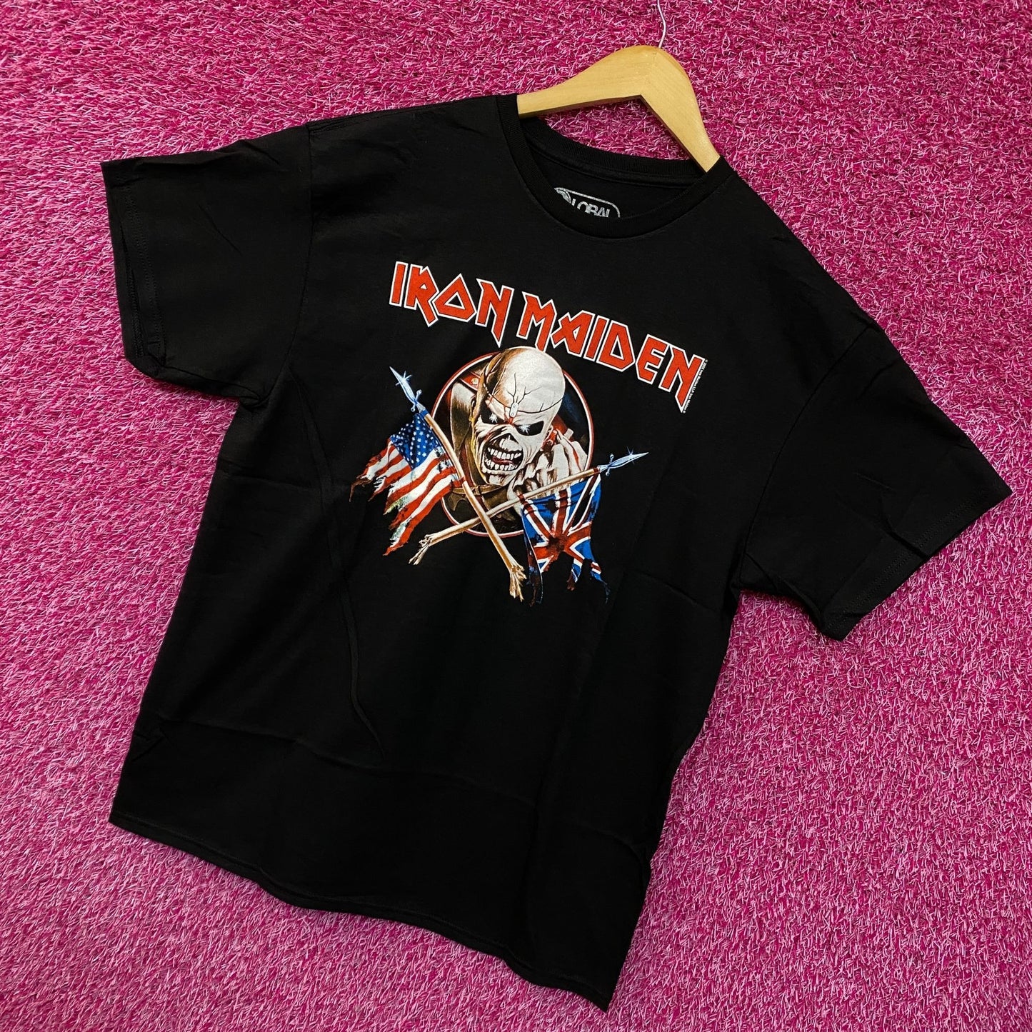 Iron Maiden The Trooper Piece of Mind Heavy Metal Band Tee large