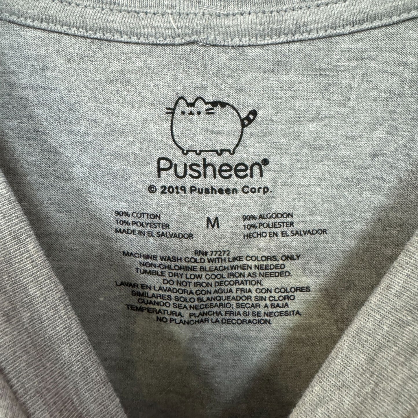 Pusheen the Cat Navigating Sailor Kawaii Kitty Pop Art Tee M