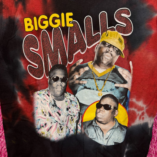 Biggie Smalls King of New York Hip Hop Collage Rap Tie Dye M