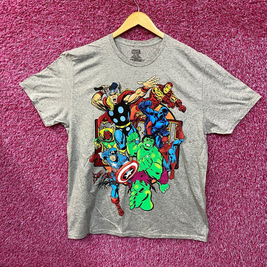 Marvel Avenger Classic Comic Design T-Shirt XL