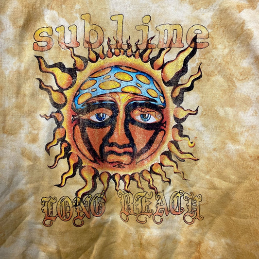 Sublime 40oz to Freedom Long Beach Sun Rock Band Crewneck L