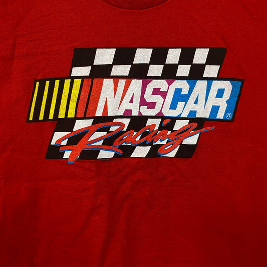 Junk Food Clothing NASCAR Racing Flea Market Crop Tee Large