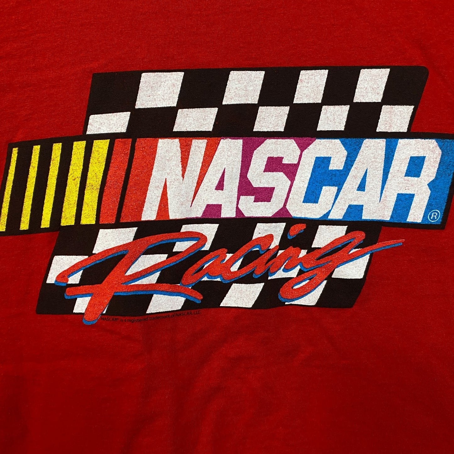 Junk Food Clothing NASCAR Racing Flea Market Crop Tee Large