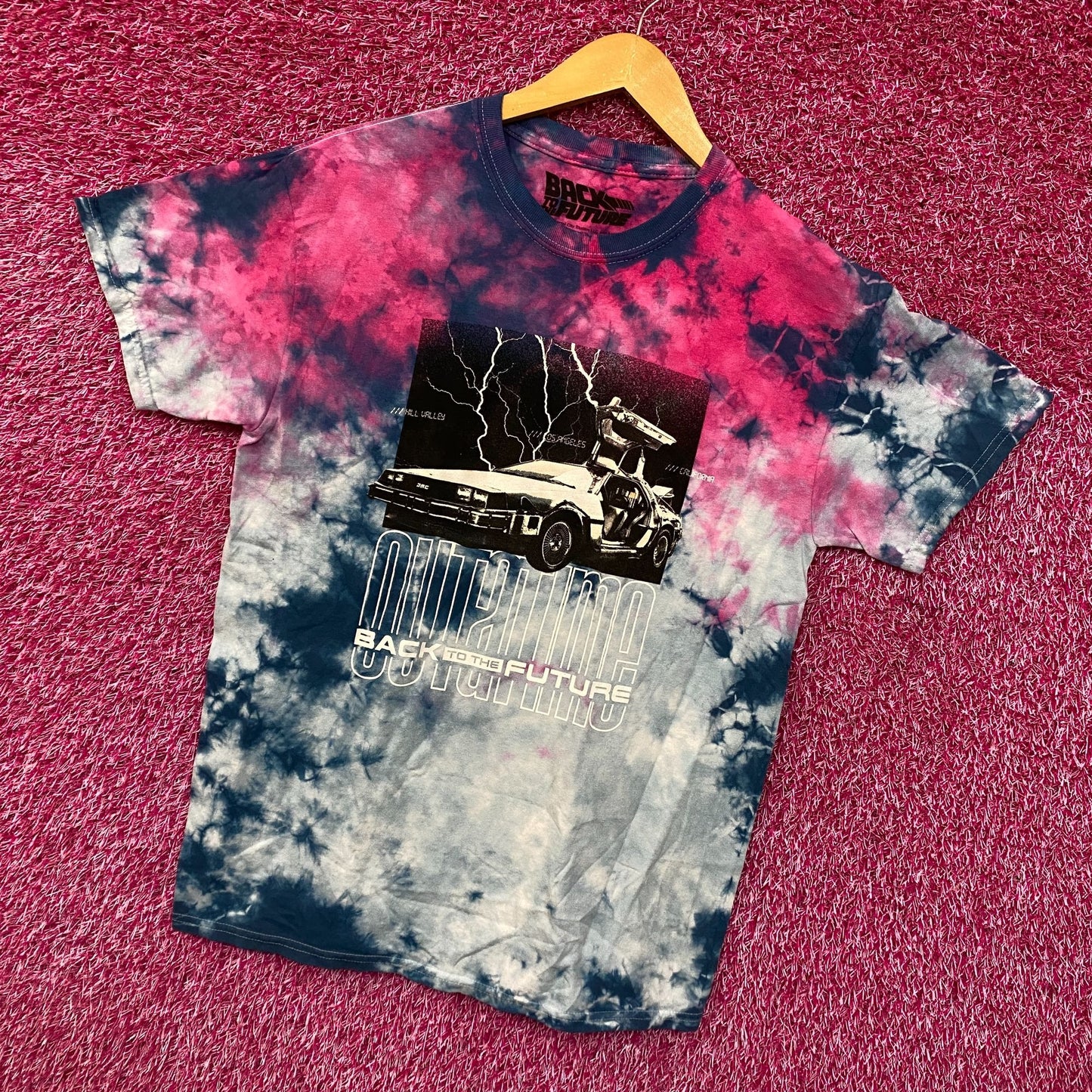 Back to the Future tiedye Movie Promo Tshirt size medium