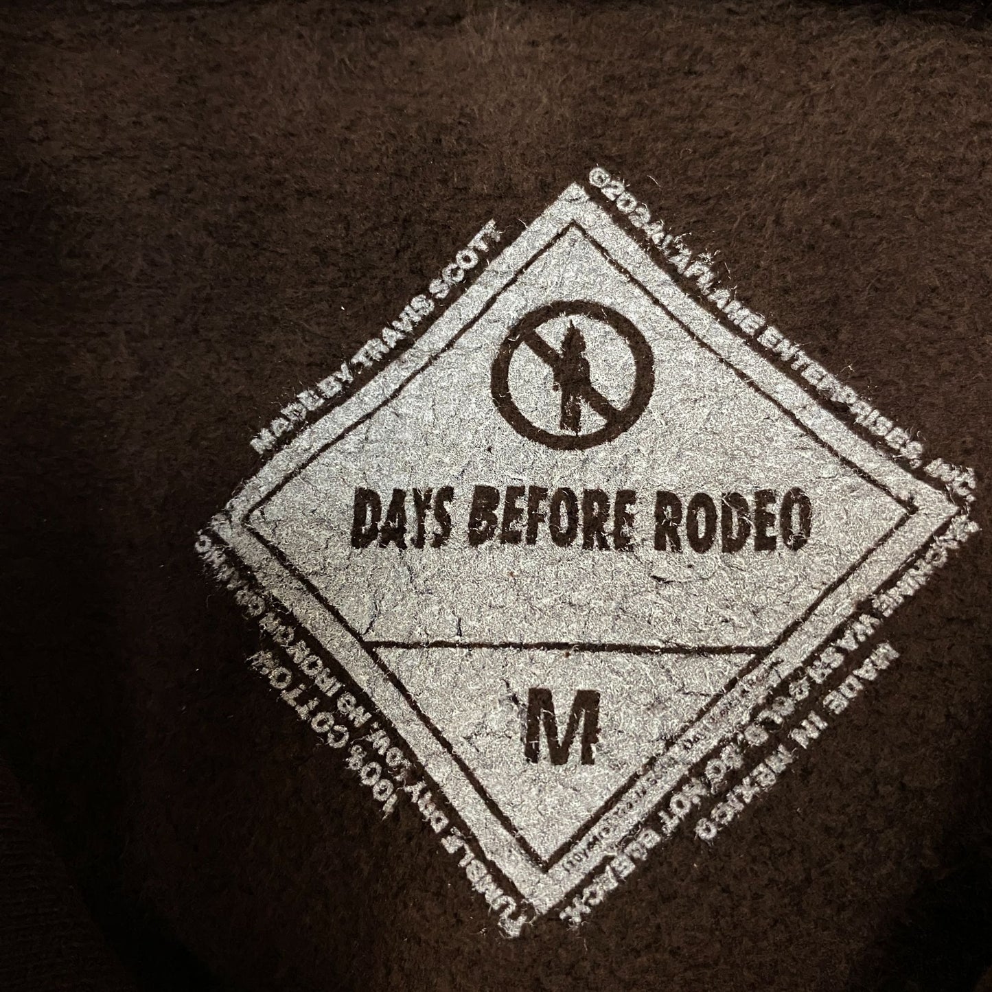 Travis Scott Cactus Jack "Days Before Rodeo" Graphic Hoodie Medium