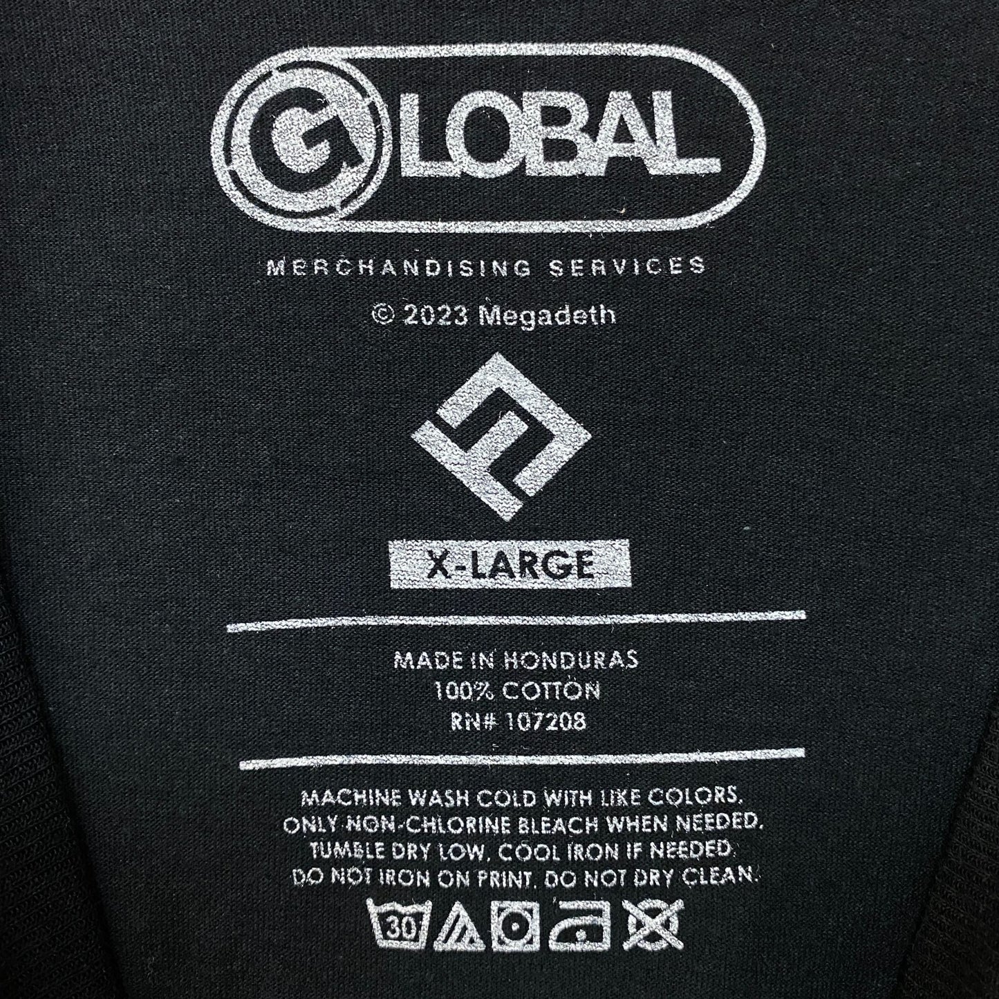 Megadeth Vic Rattlehead Thrash Metal T-Shirt XL