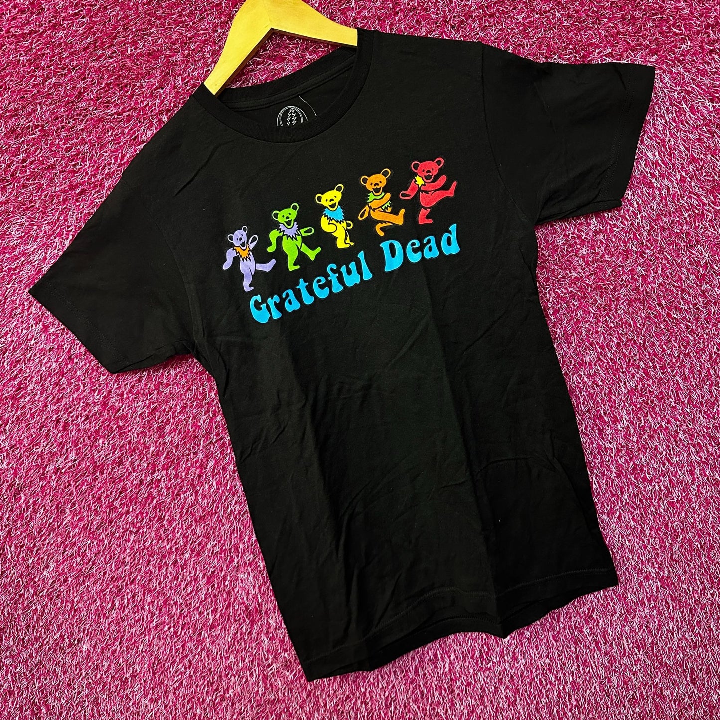 Grateful Dead Dancing Bears Psychedelic Rock Jam Band Tee S
