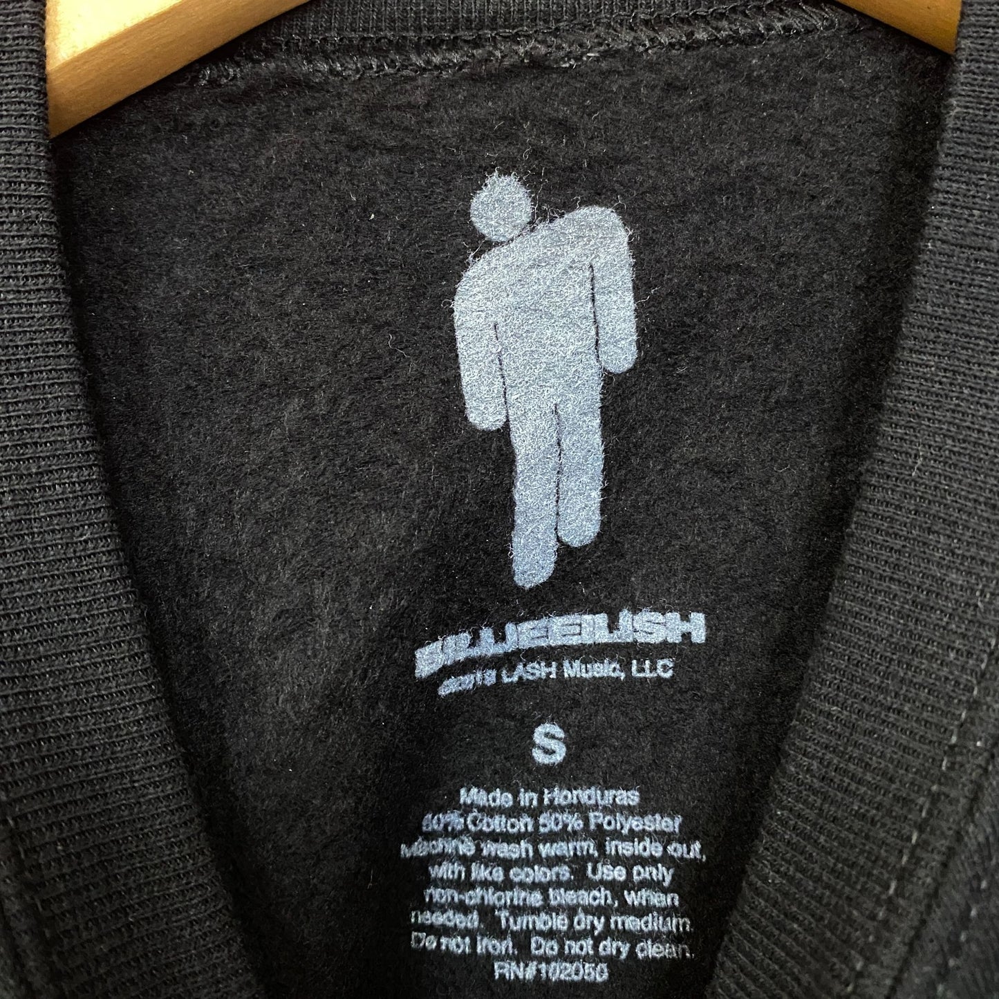 Billie Eilish Black Crewneck sweater size Small