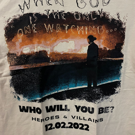 Metro Boomin Heroes & Villains Who Will You Be T-Shirt Medium