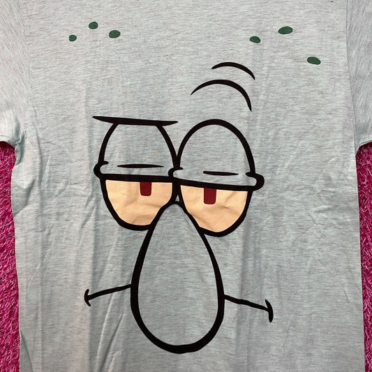 SpongeBob Squarpants Squidward Face Tshirt size medium