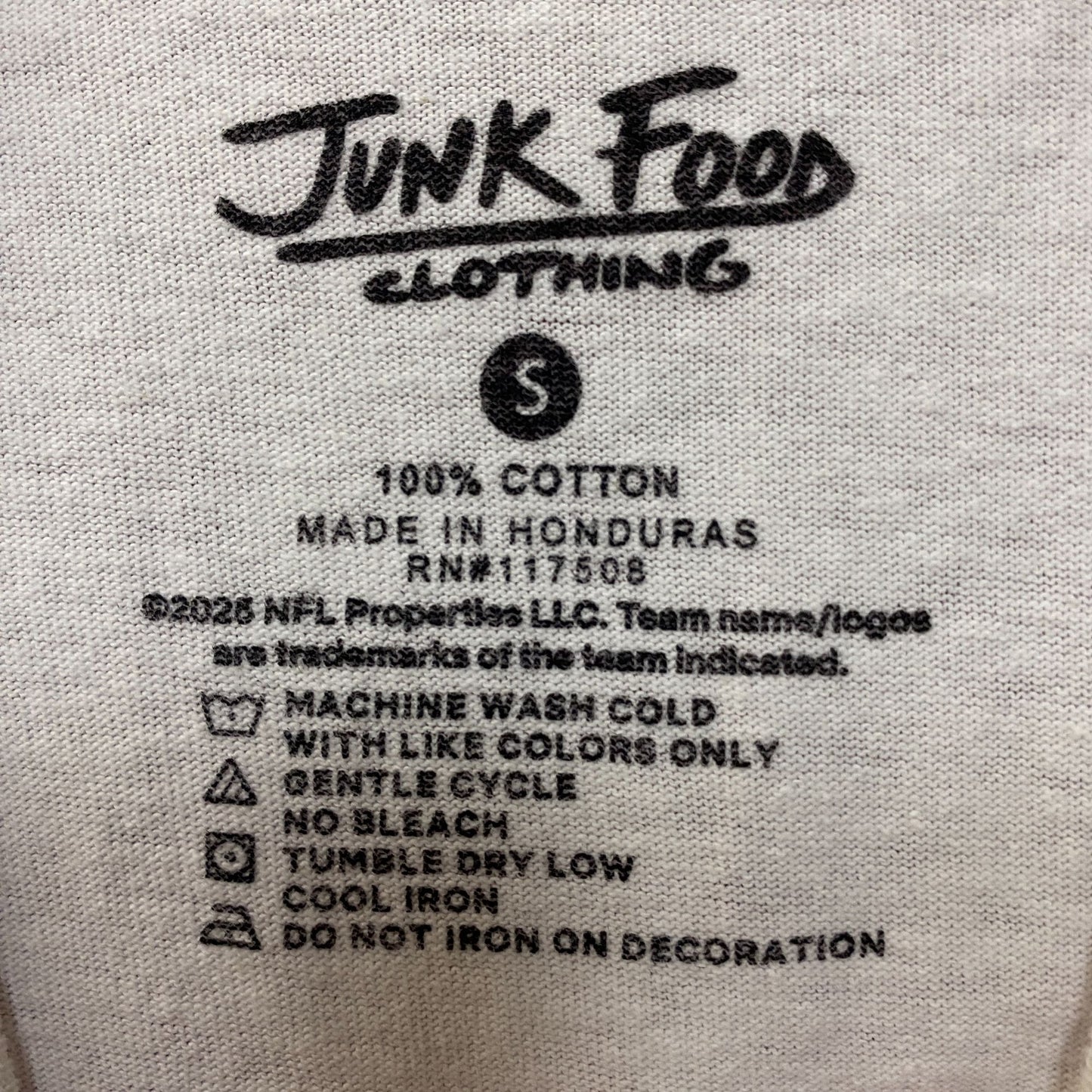 Junk Food Clothing Miami Dolphins Faded Retro Style Graphic T-Shirt Small