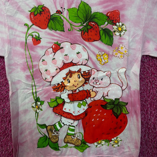 Strawberry Shortcake and Custard tiedye T-shirt size medium