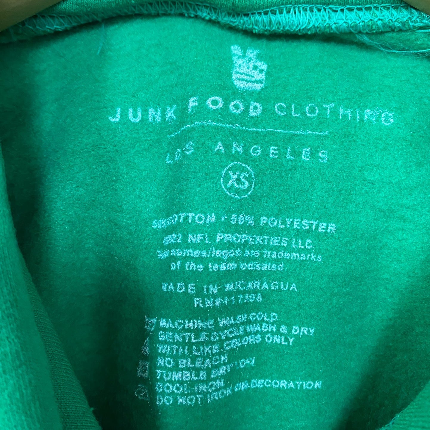 NFL Junk Food Philadelphia Eagles Hoodie size XS