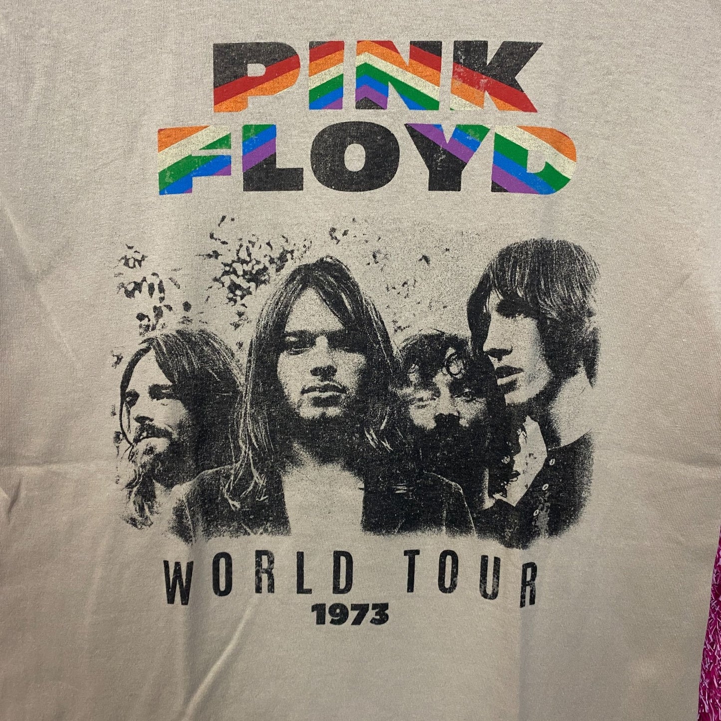 Pink Floyd World Tour 1973 Rock Tshirt size Small