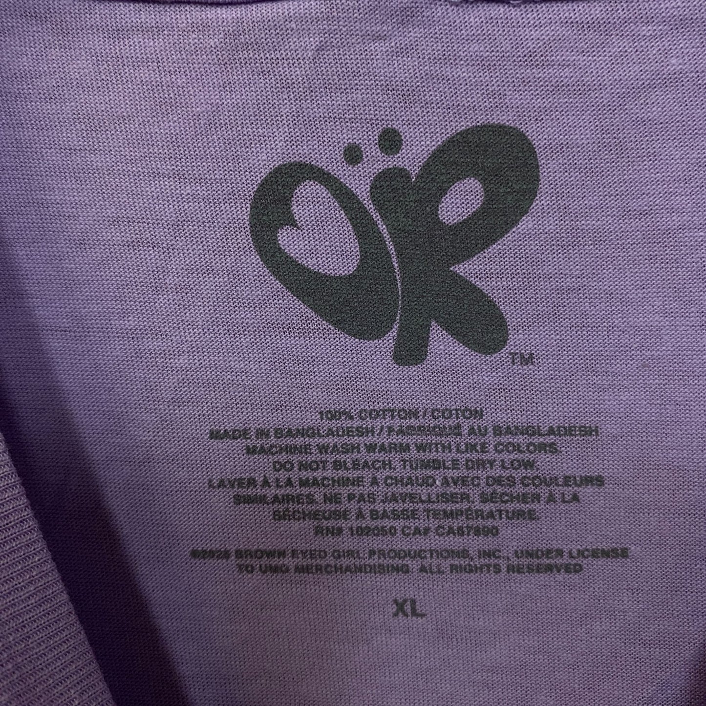 Olivia Rodrigo "Spills Her Guts LIVE!" Graphic T-shirt XL