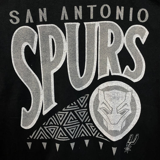 San Antonio Spurs x Marvel Black Panther Collaboration T-shirt Small
