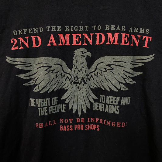 Bass Pro Shops 2nd Amendment Eagle Graphic T-shirt Large
