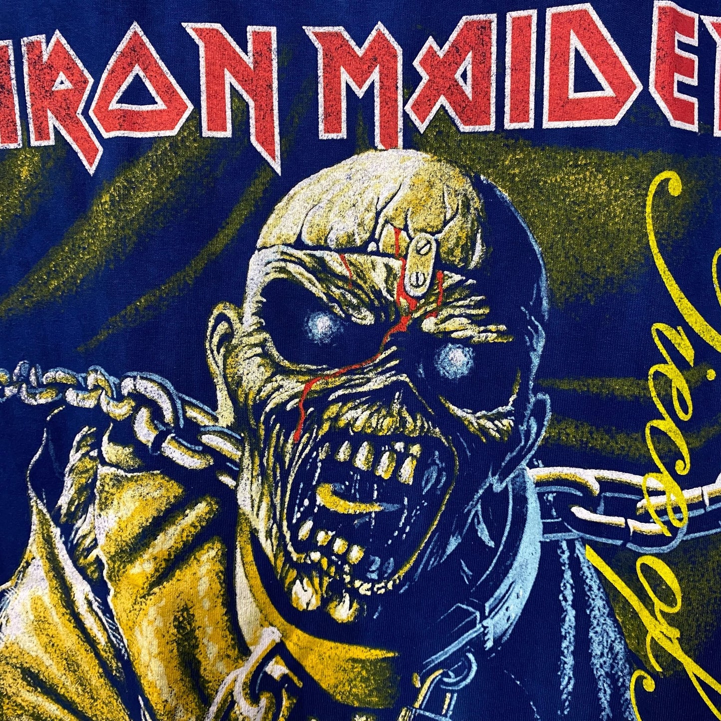 Iron Maiden Piece of Mind Heavy Album Art Metal Tie Dye Medium