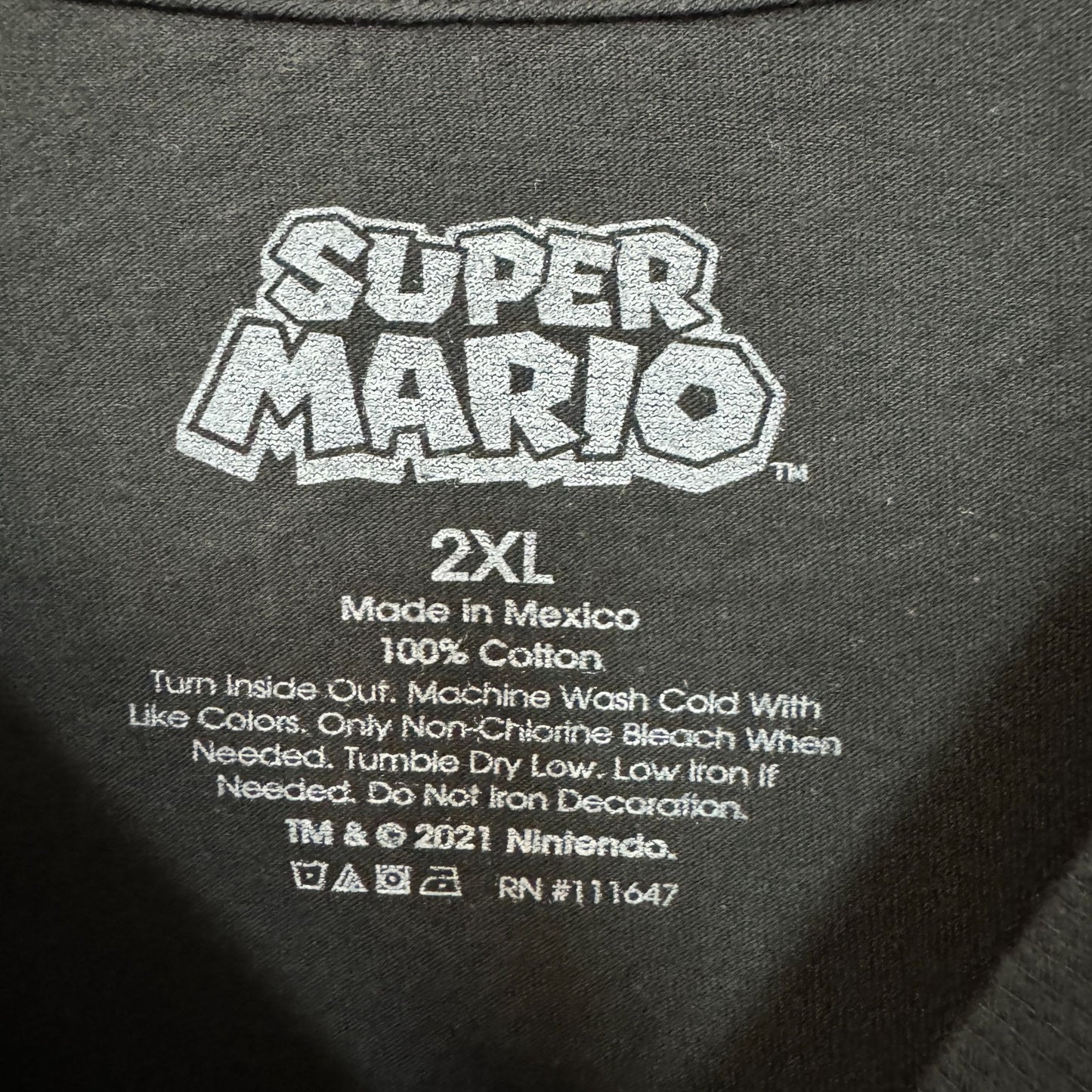 Super Mario Characters T-shirt size 2XL