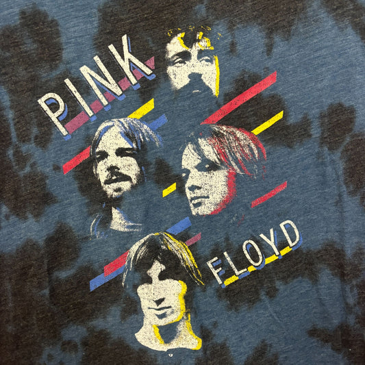 Pink Floyd tiedye Floating Heads Rock Women's Tshirt medium