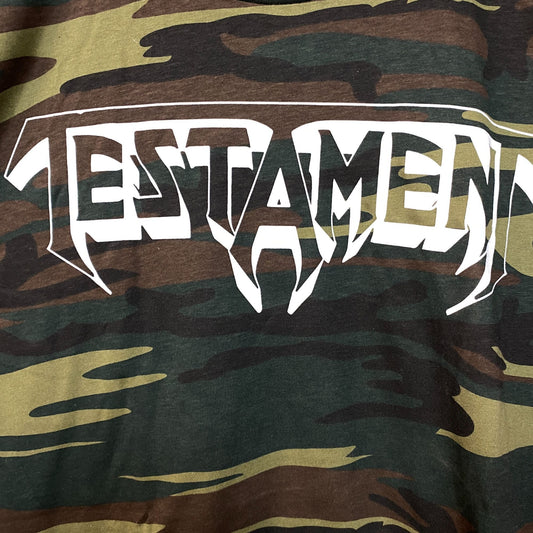 Testament Bay Area Thrash Camo T-Shirt Medium