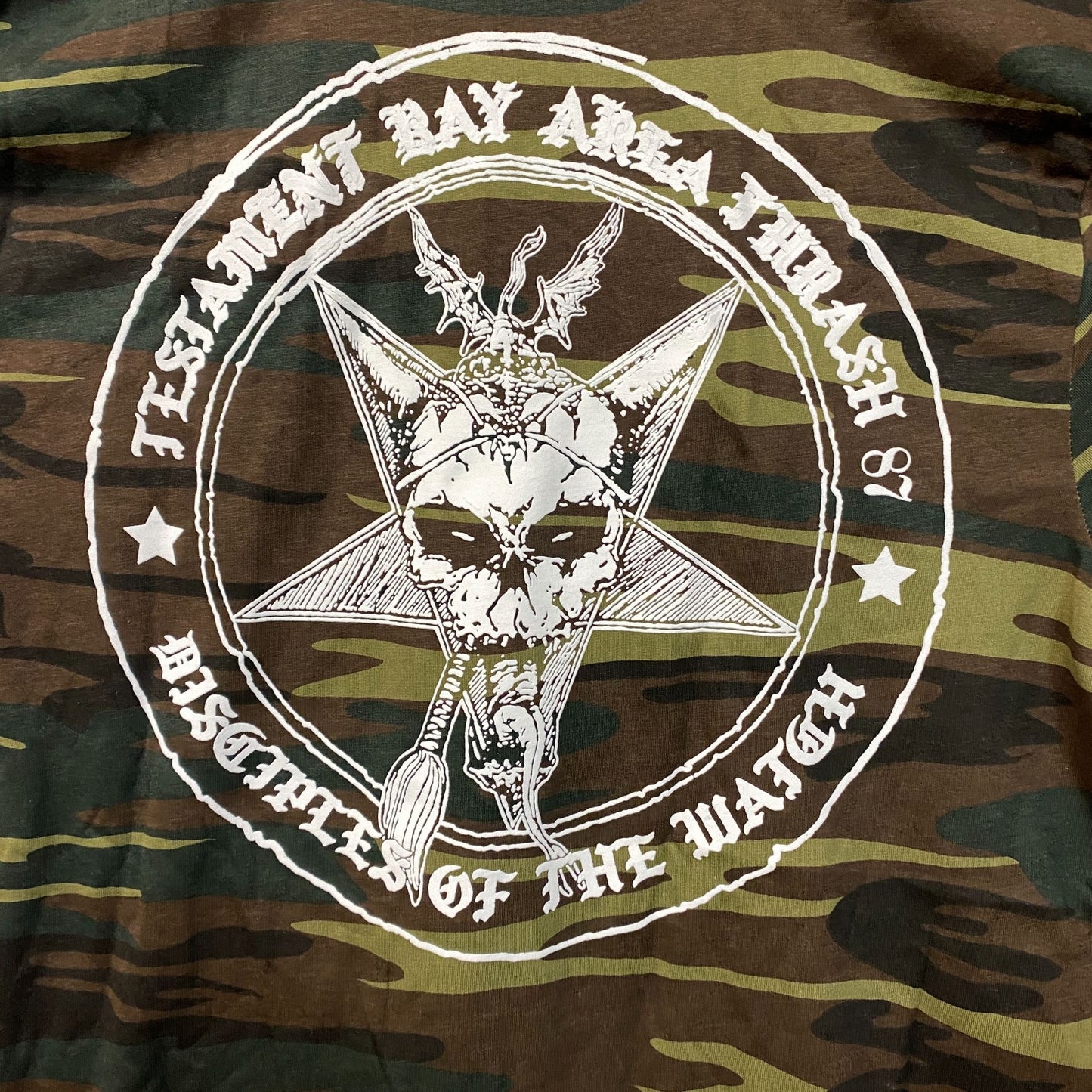Testament Bay Area Thrash Camo T-Shirt Medium