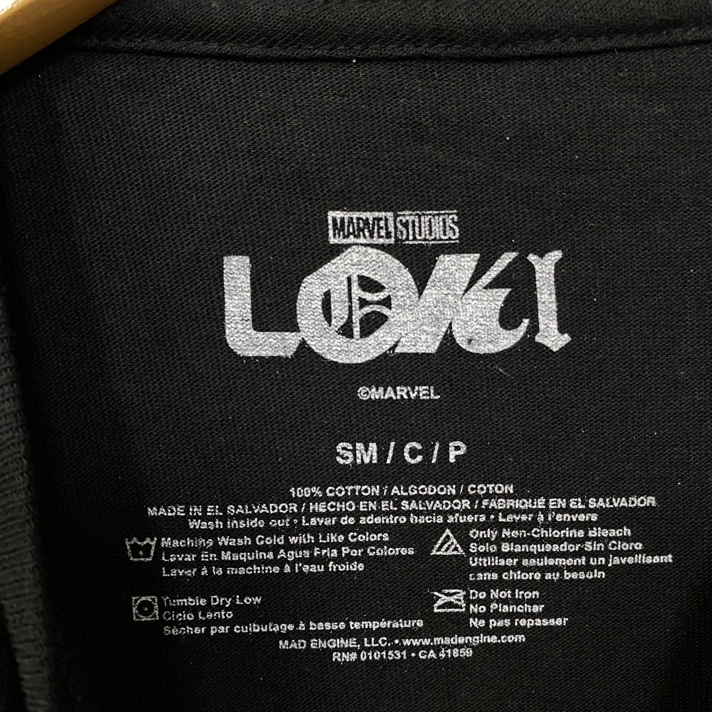 Marvel Studios Loki Disney Sylvie Graphic Print T-Shirt SM