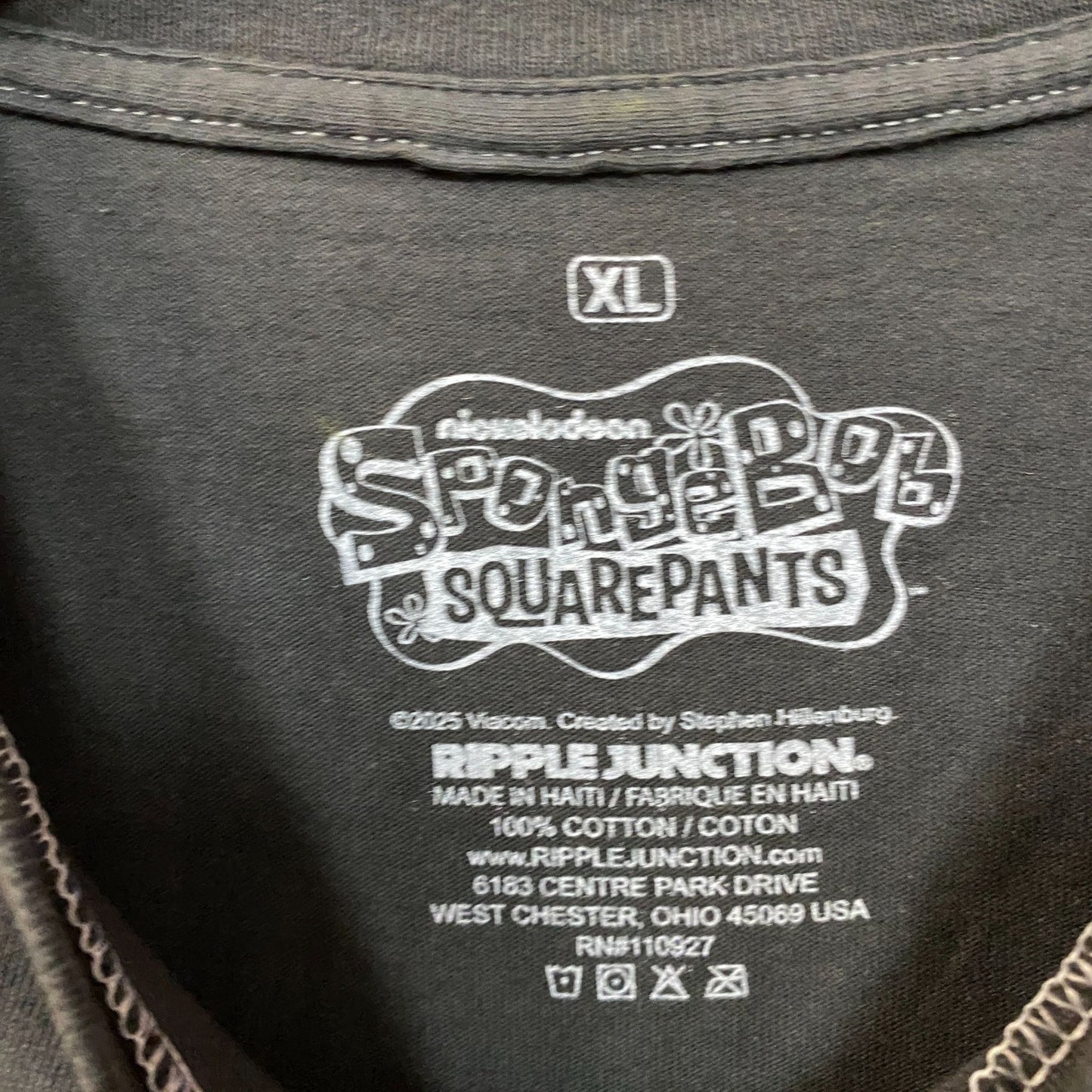 SpongeBob SquarePants Bubble Bowl World Tour T-shirt XL
