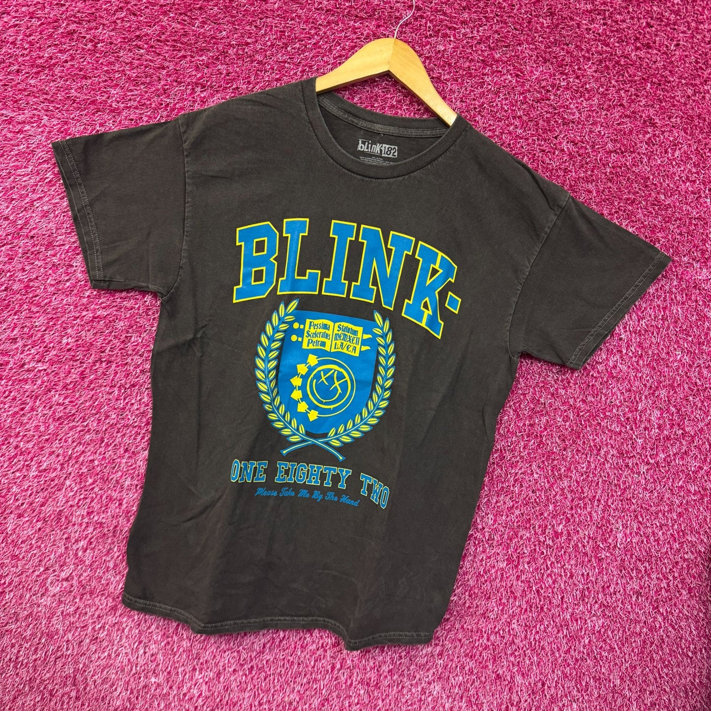 Blink-182 Going Away to College Lyric Pop Punk Band Tee M