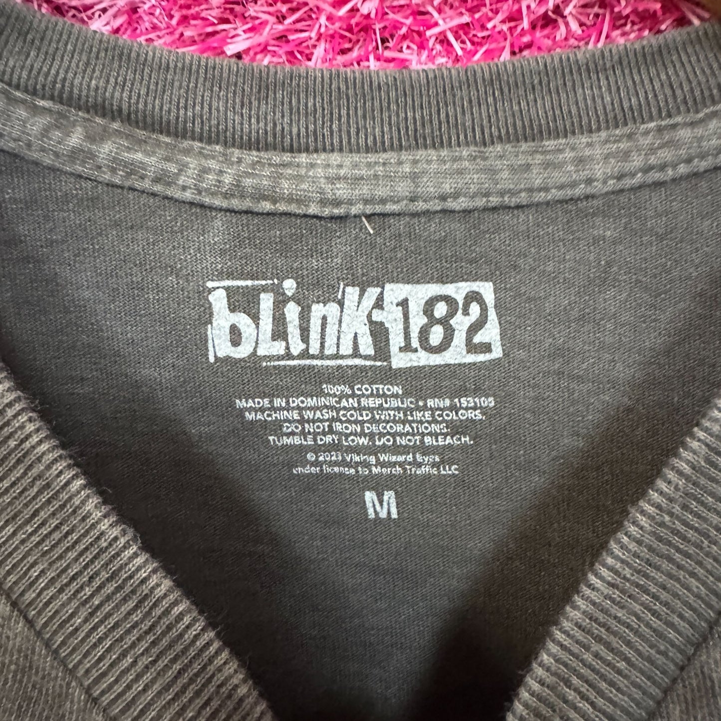 Blink-182 Going Away to College Lyric Pop Punk Band Tee M