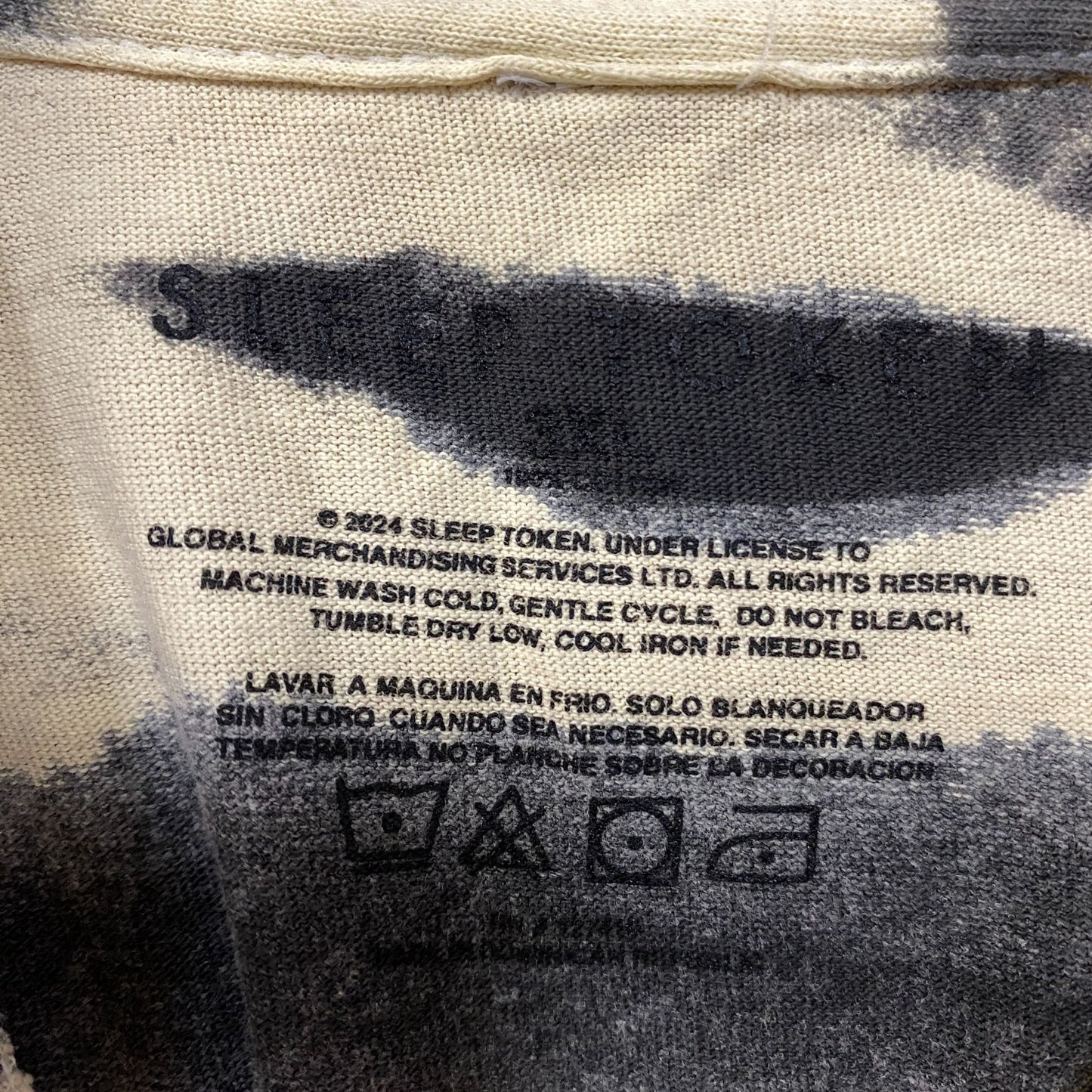 Sleep Token Take Me Back to Eden Tie-Dye Rock Band T-Shirt Small