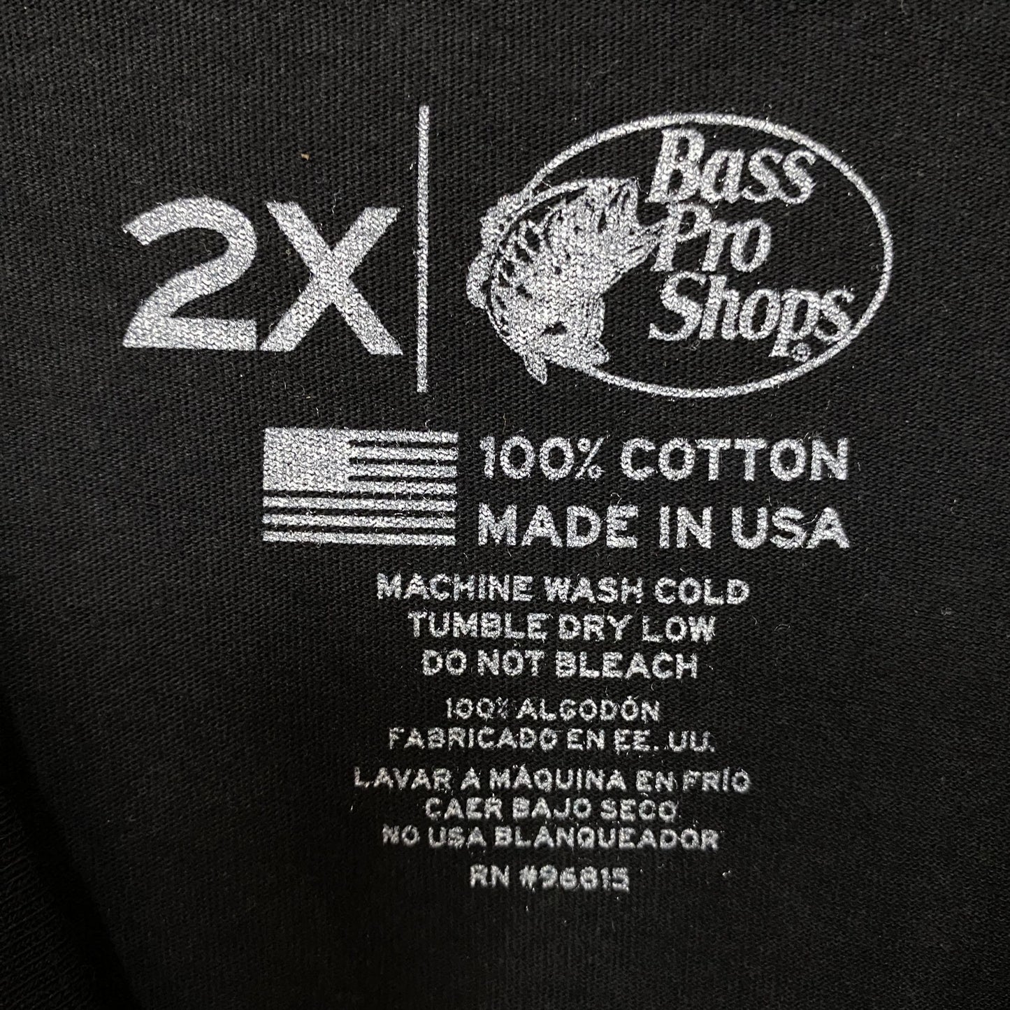 Bass Pro Shops "Claws Off My Guns" Graphic T-Shirt 2XL