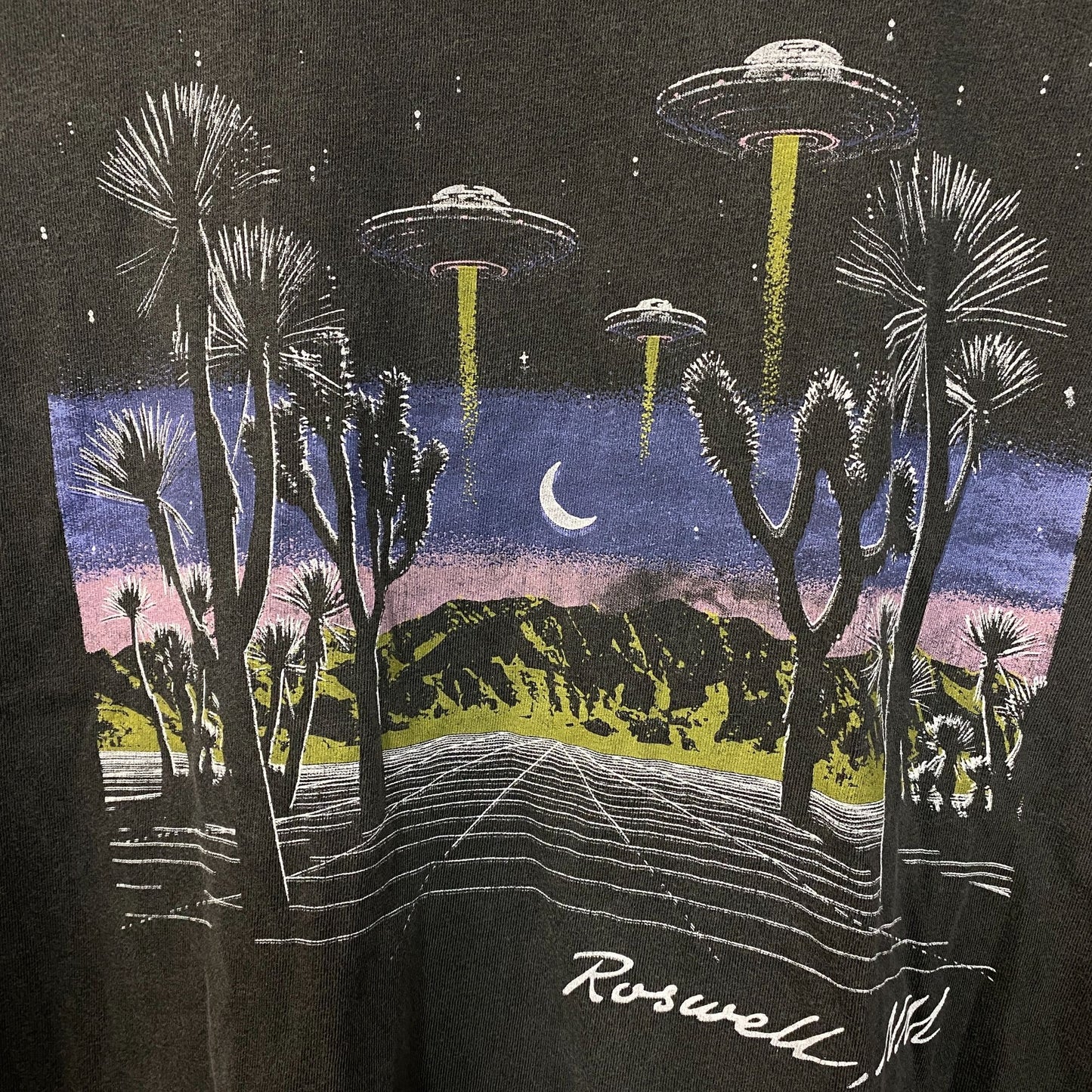 Junk Food Clothing Roswell Vintage Style Women's T-Shirt Large