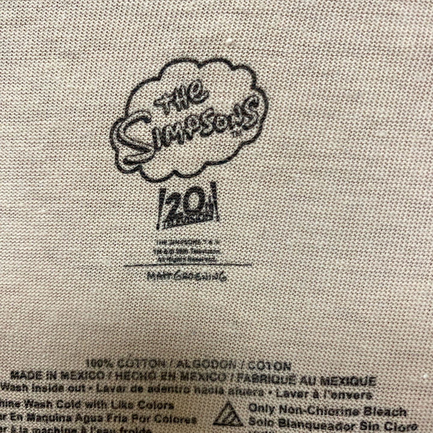 The Simpsons Like, You Know, Whatever Tshirt size medium