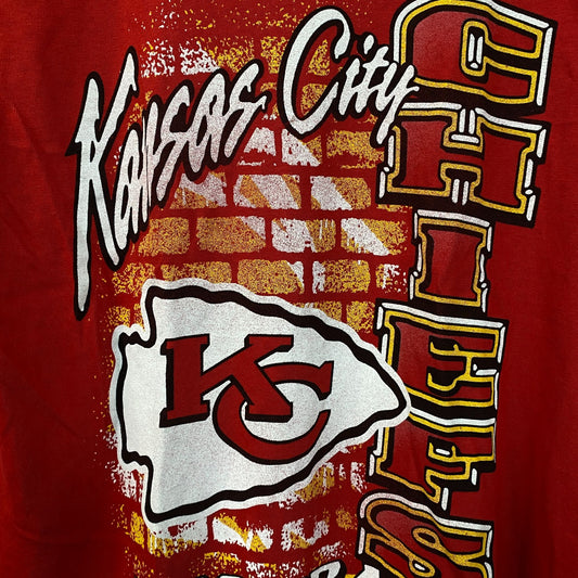 Junk Food Clothing Women's Kansas City Chiefs Logo T-Shirt Small