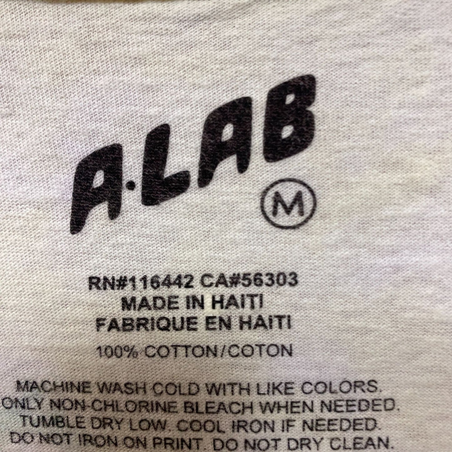 Alab tie dye LS shirt size medium