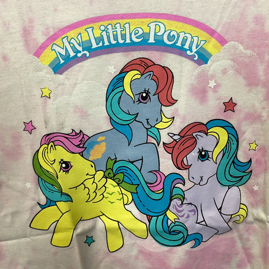 My Little Pony Graphic Print Pink Tie Dye T-Shirt Size XL