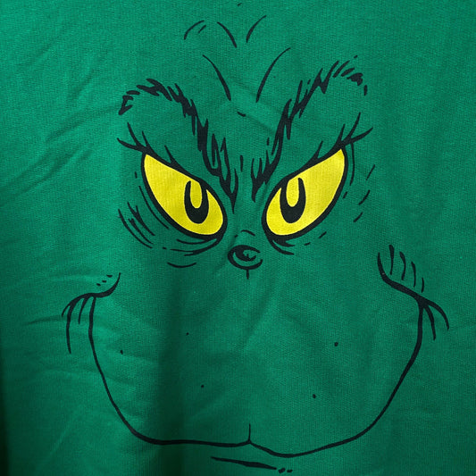 The Grinch Face Guly Christmas Sweater size Medium