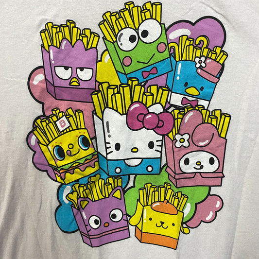 Hello Kitty & Friends French Fry Character Boxes T-Shirt 2XL