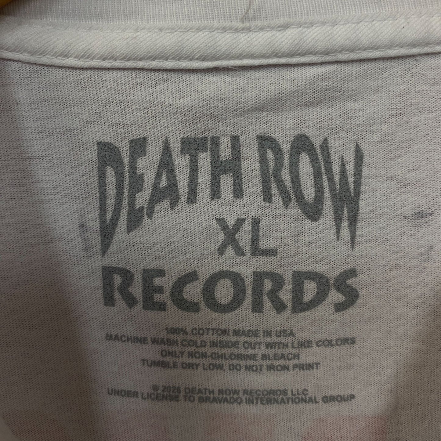 Death Row Records Logo Graphic T-Shirt XL