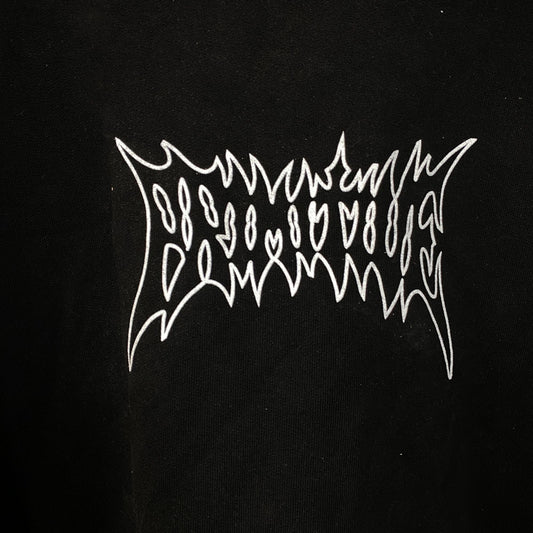 Primitive Threat Metal Graphic Pullover Hoodie Large