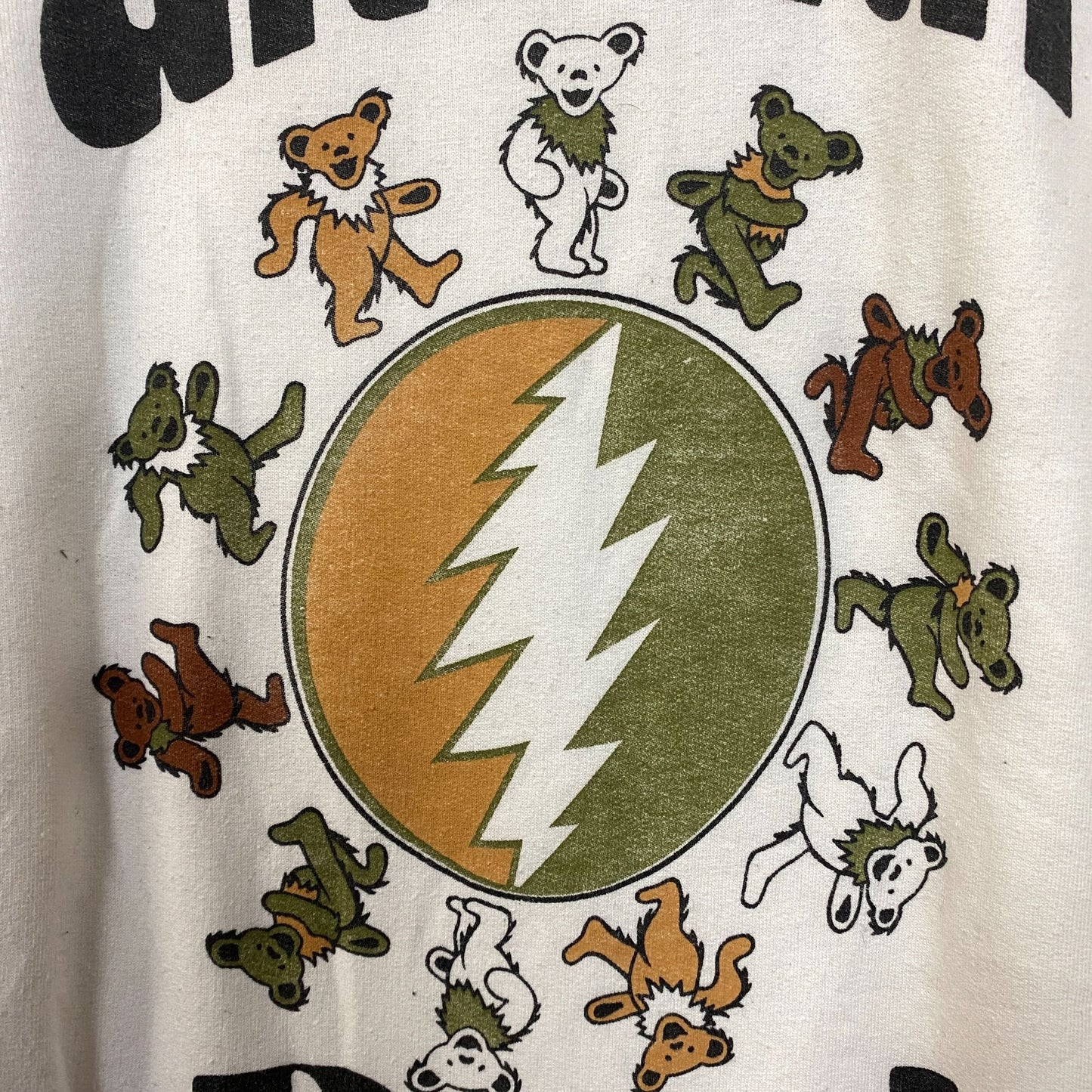 Grateful Dead Dancing Bears Psychadelic Rock Crewneck Size Large
