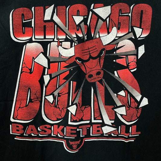 Junk Food Clothing Chicago Bulls Break Through Graphic T-Shirt Large