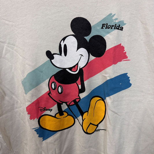 Mickey Mouse Florida Distressed Disney Women’s Top L