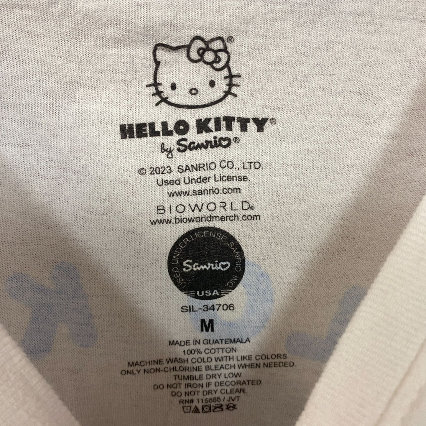 Hello Kitty Tennis Club Sanrio Kawaii Sport Promo Crop Top Medium