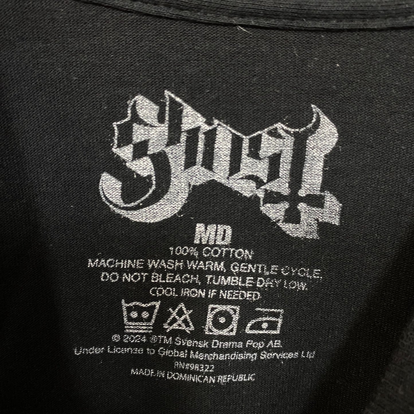 Ghost Cardinal Copia Crystal Ball Cards Heavy Metal Rock T-Shirt Medium