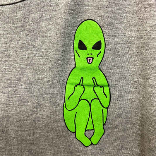 Alien Tank Top Cartoon Graphic Design Small