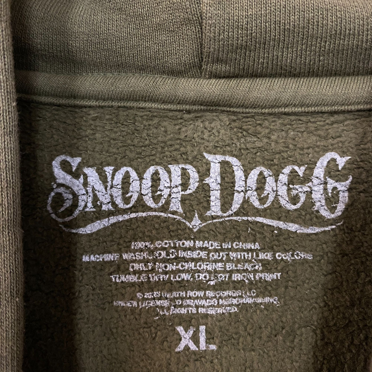 Snoop Dogg D.O. Double G 213 Worldwide Hoodie size XL