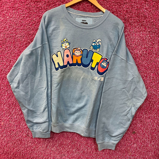 Nyaturo Kawaii Oversize Naruto Anime Crewneck Sweater XL